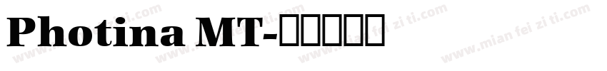 Photina MT字体转换